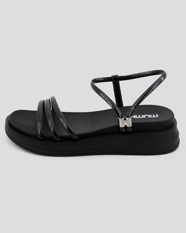 mumka-Calzado-mujer-Sandalias Plataforma Negro